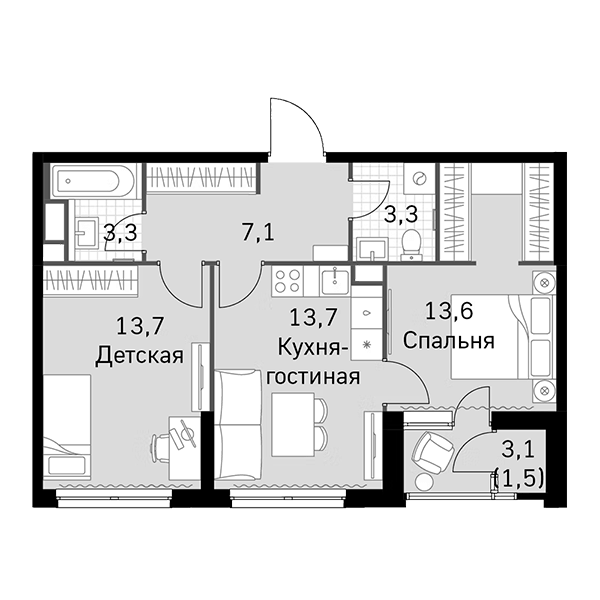 ЖК «Скай Гарден», Москва | Жилой комплекс Sky Garden в районе Покровское-Стрешнево, ГК ФСК